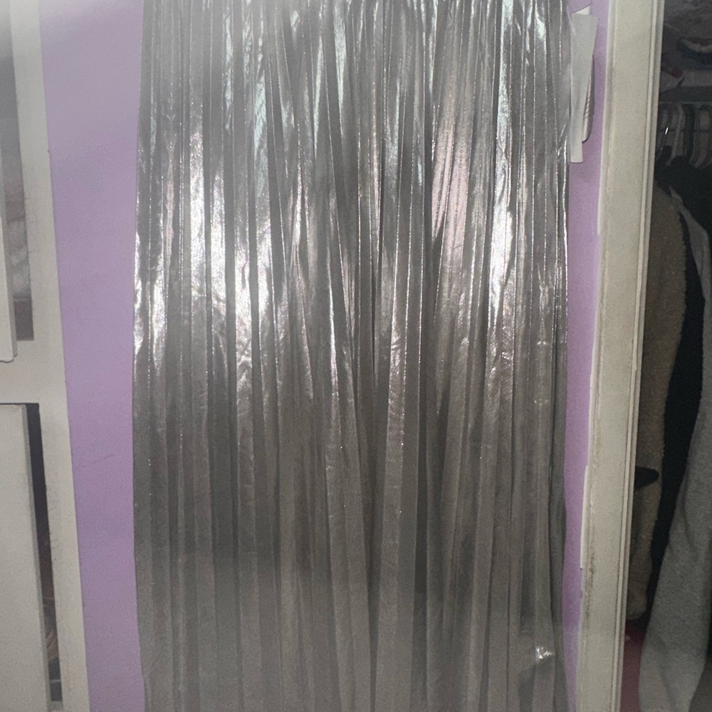 Marshalls Shiny Silver Skirt